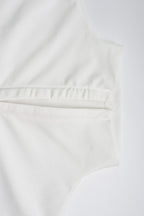 Solid Color Mock Neck Crop Top Bootcut Pants Set