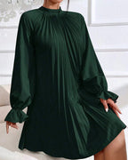 Jerica Exclusive Dress with Balloon Sleeves Boutique Collection