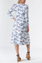 The Emmaline Wild Horse Toile Dress
