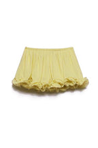 Romantic Drama Chiffon Wavy Ruffles Elastic Waist Loose Shorts