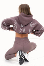 Printed Thick Loose Hoodie