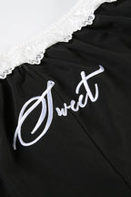 Street Style Lace-Panel Cargo Pant