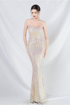 Elegant Sequin Cami Maxi Dress