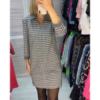 Eos Button Dress for Women Brunch Outfit Idea