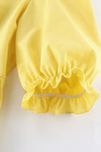 Resort Casual Cotton Linen Puff Sleeve Two Piece Skirt Set
