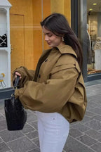 Relaxed Fit Utility Tuck Jacket