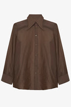 Retro Sheer Loose Long-sleeved Casual Shirt