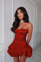 Sexy Slim Strapless Ruched Party Dress