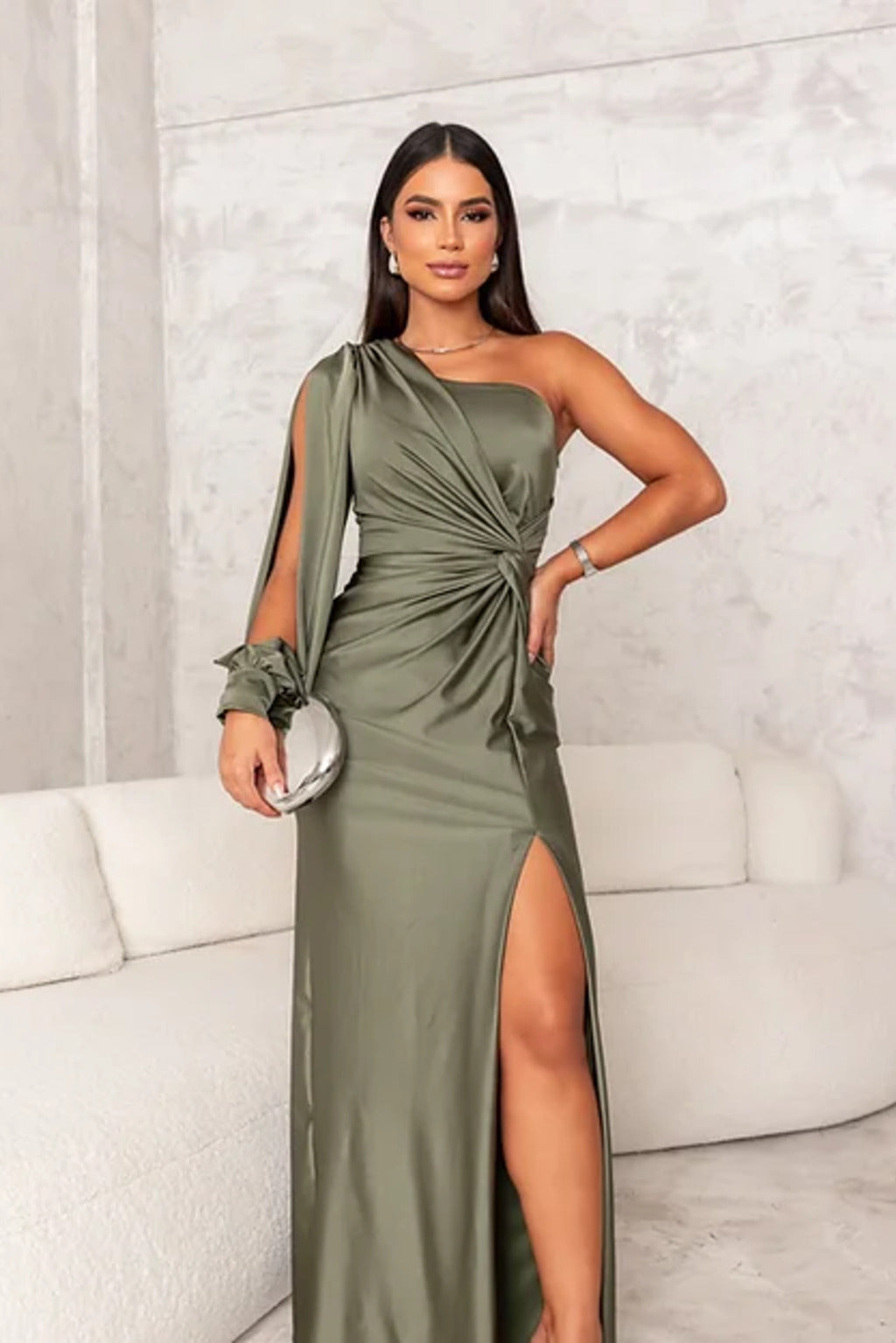 Rachel Timeless Satin Dress Designer Edit