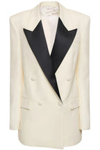 Double Breasted Colorblock Blazer