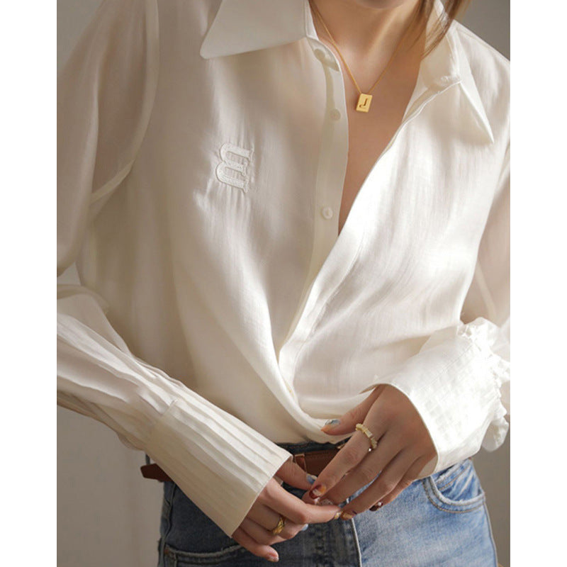 Chiffon Tencel Shirt.