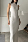 Elegant Slim Knit Bodycon Dress