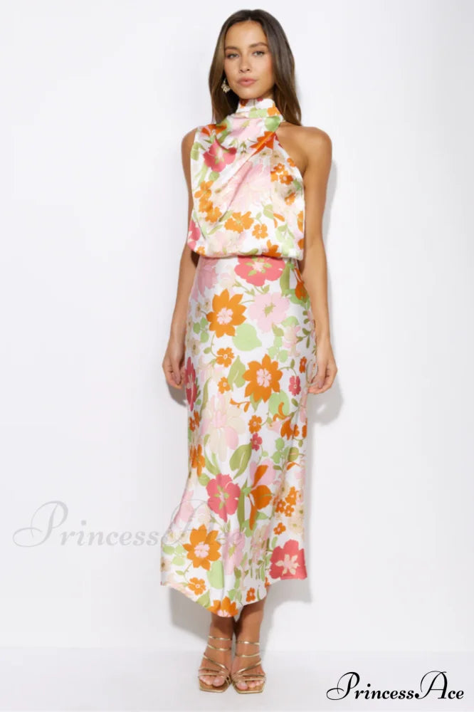 Caamara Elegant Midi Dress