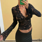CALLIE Elegant LACE BLOUSE