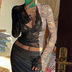 CALLIE Elegant LACE BLOUSE