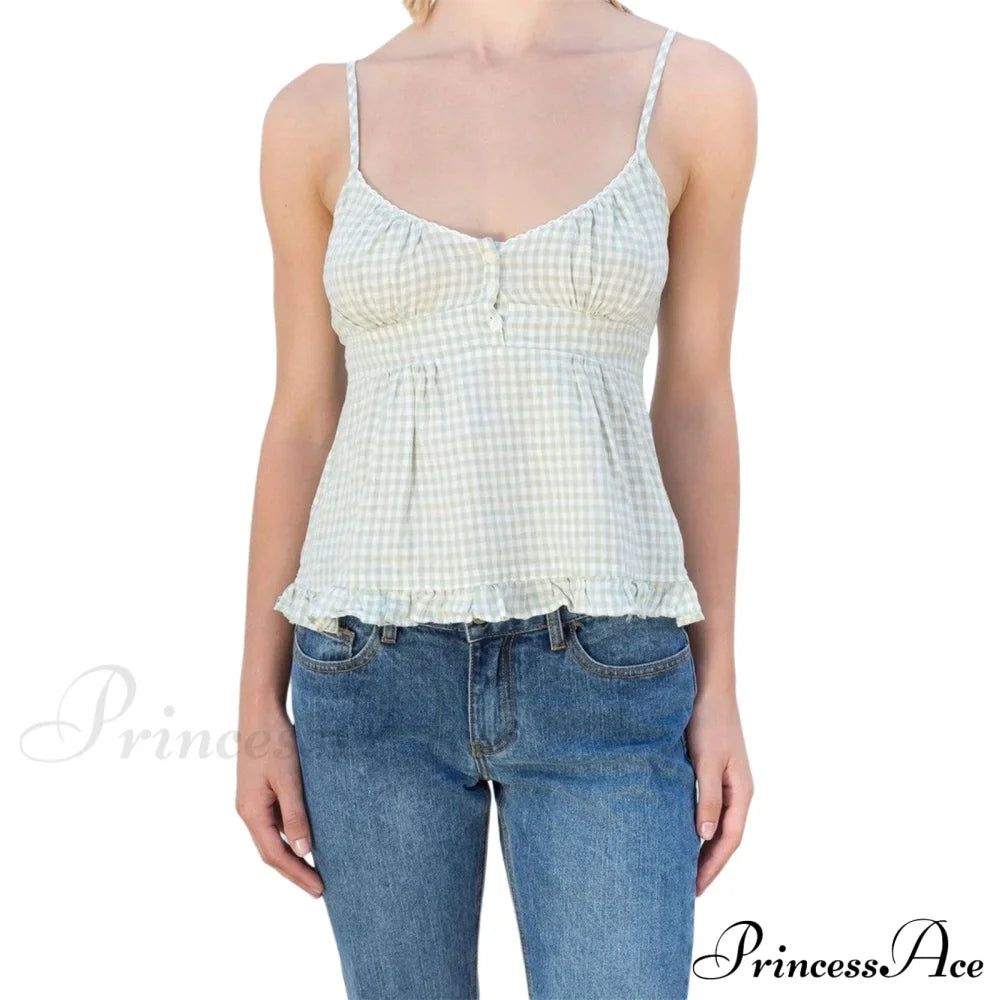 Cami Elegant Buttoned Top