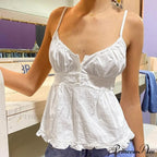 Cami Elegant Buttoned Top