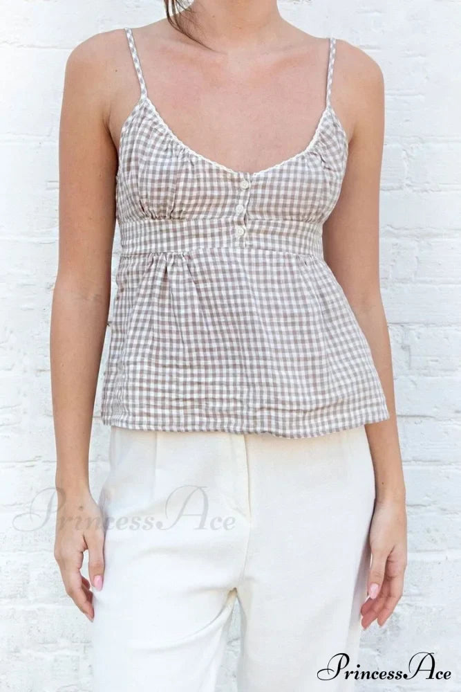 Cami Elegant Buttoned Top