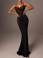 Camila Lace Spaghetti Maxi Dress