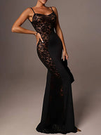 Camila Lace Spaghetti Maxi Dress