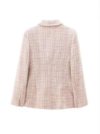 Camille Double Breasted Tweed Blazer