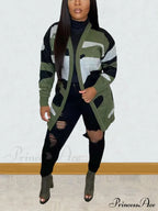 Camouflage Active Cardigan