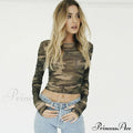 Camouflage Print T-shirt