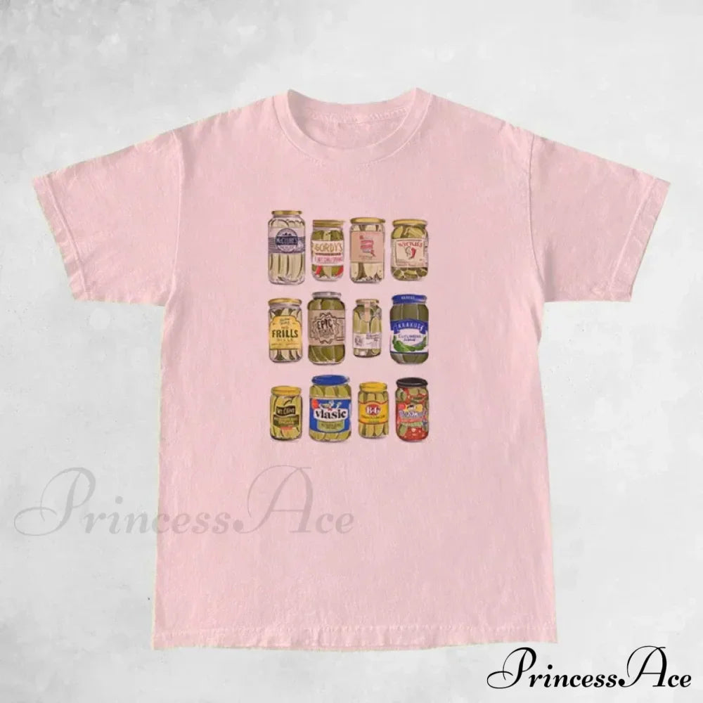 Canned Pickles Stylish Graphic Print Tee
