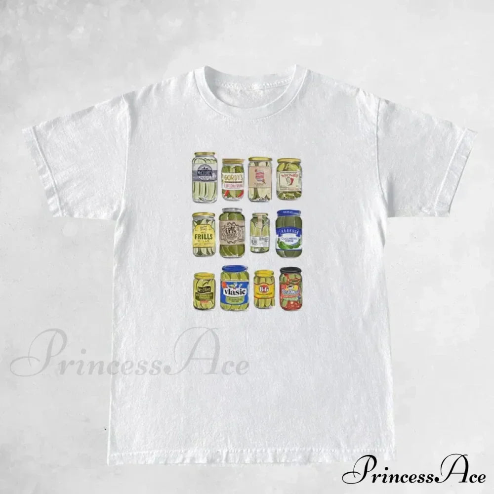 Canned Pickles Stylish Graphic Print Tee