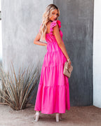 Caprice Tiered Ruffle Maxi Dress