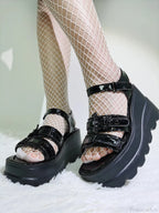 Cardiac Clasp Gothic Elevated Sandal
