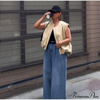 Cargo Pocket Stylish Drawstring Waistcoat