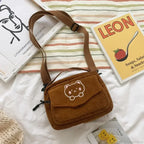Cartoon Bear Casual Crossbody Shoulder Bag