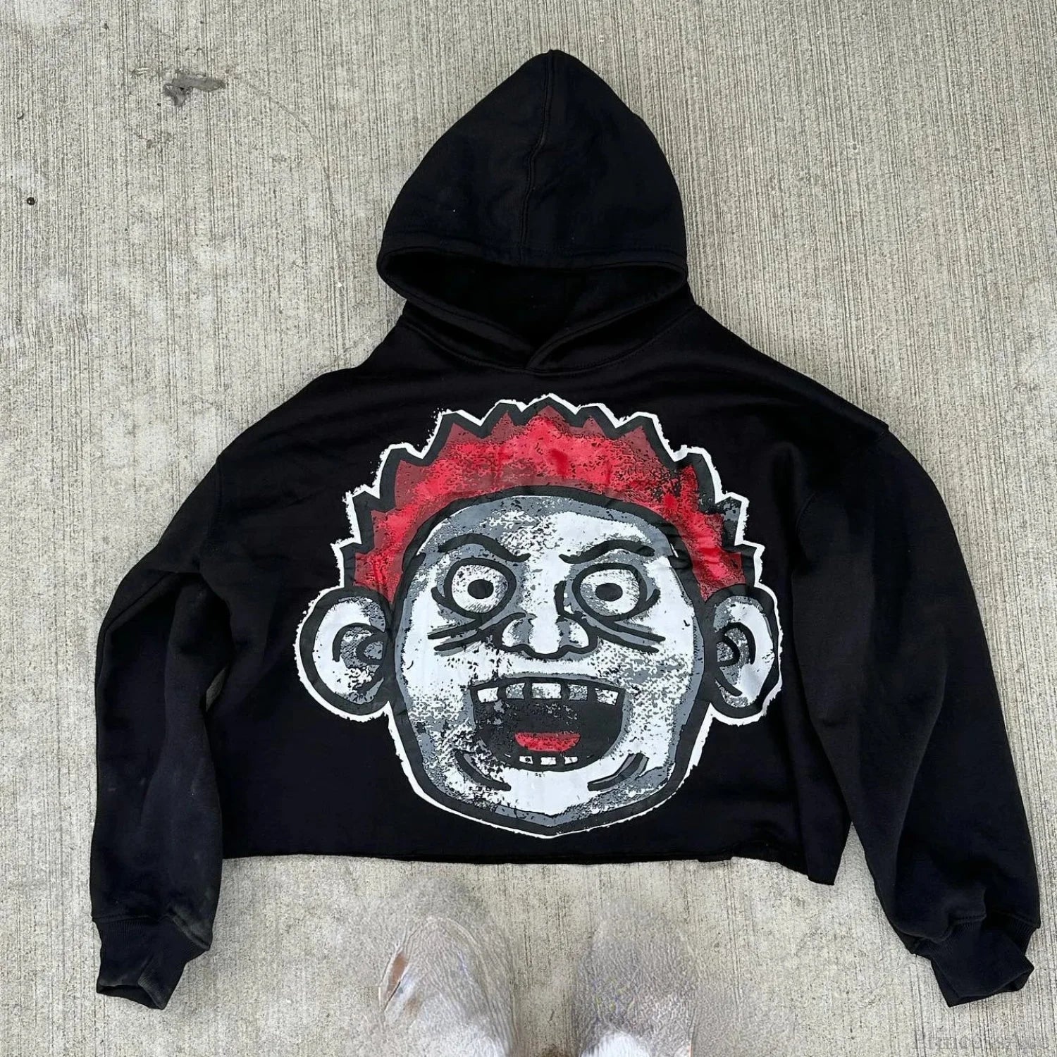 Cartoon Graphic Oversized Hoodie