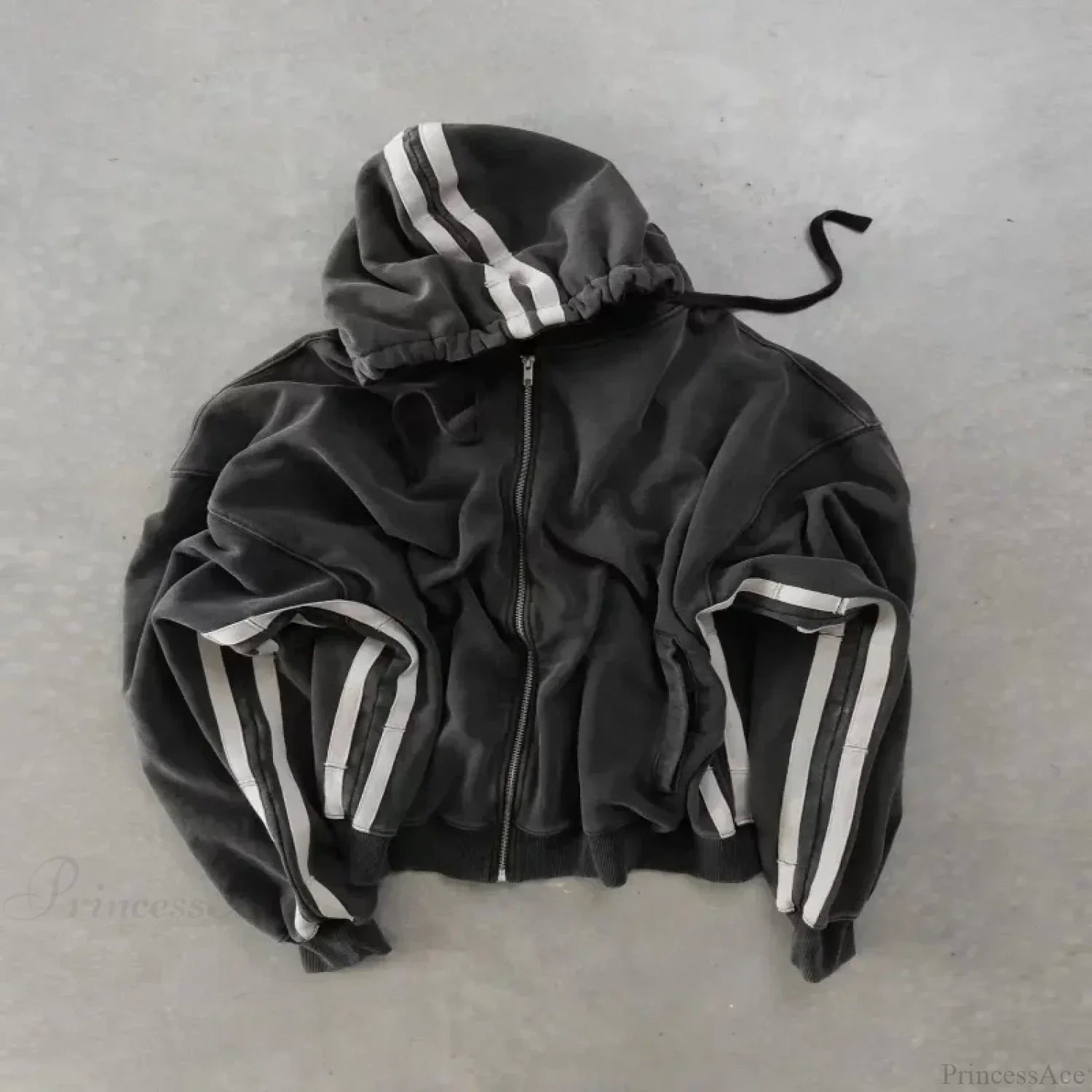 Cartoon Pattern Zipper Hoodie