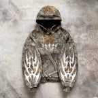 Cartoon Pattern Zipper Hoodie
