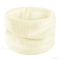 Cashmere Knit Ring Wool Neck Warmer Scarf for Women