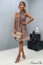Casidy Sequin Stylish Mini Dress