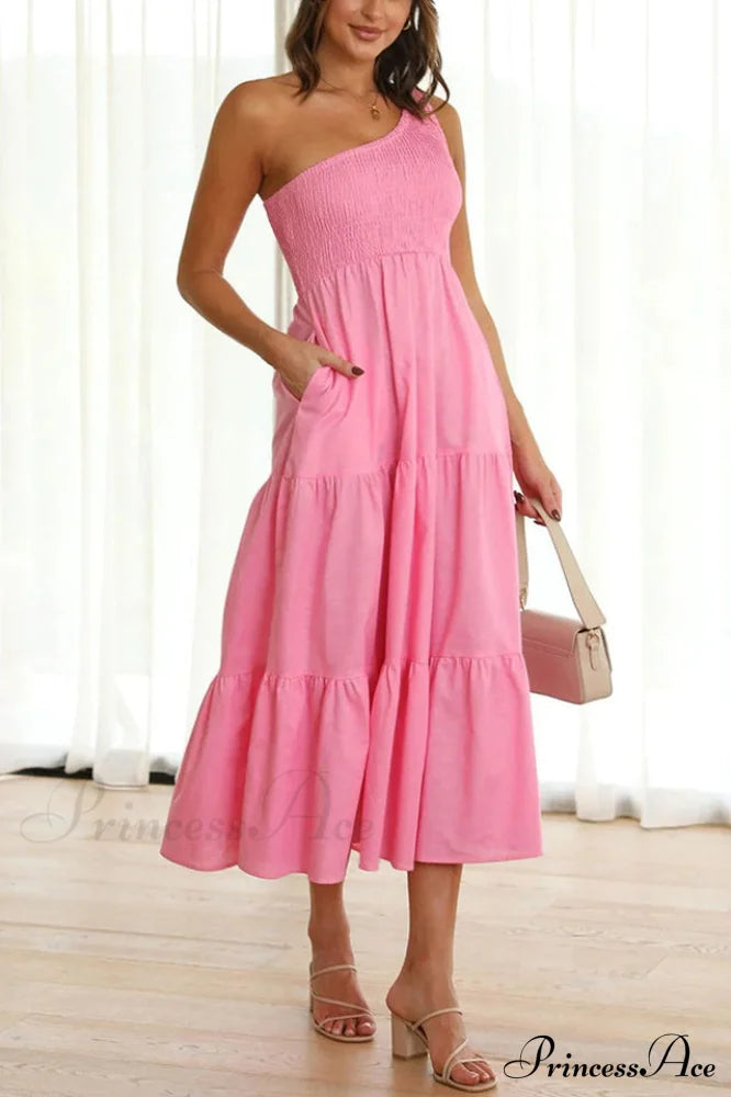Cassy One Stylish Shoulder Abigail Dress