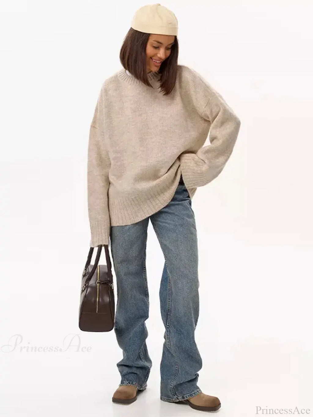 Casual Retro Long Sleeve Sweater