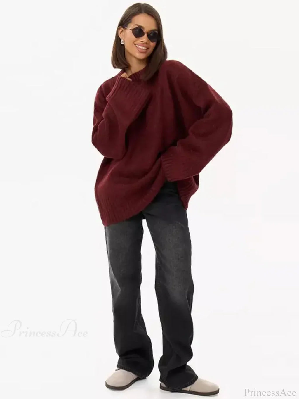 Casual Retro Long Sleeve Sweater