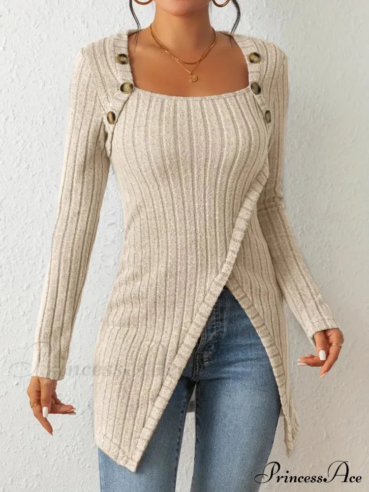 Elegant Soft Stylish Lightweight Versatile Cozy Chic Comfortable Knit Top