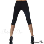 Casual Stretch 3/4 Trousers Female Capris
