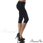 Casual Stretch 3/4 Trousers Female Capris