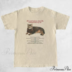 Cat Elegant Quotes GraphicT-Shirt