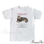 Cat Elegant Quotes GraphicT-Shirt