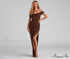 Catalina Twist Front Charming Maxi Formal Dress