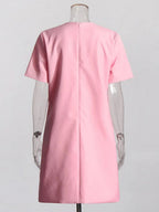 Caylee Diamond Loose Mini Dress