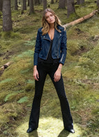Fashion Solid Color Cool Zipper Jacket