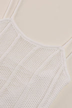 Sexy Split Backless Tie Knit Cardigan Sweater Dress